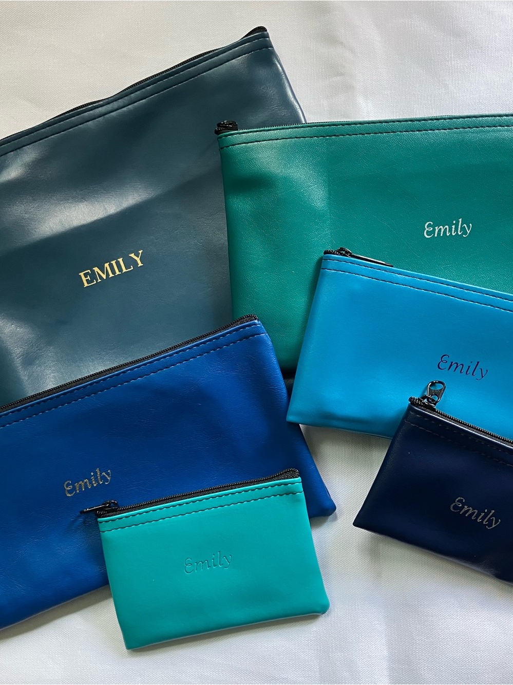 Personalized Vinyl Zippered Pouch
